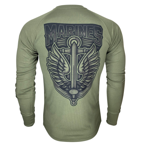KRAMATAN TACTICAL DESIGN ЛОНГСЛІВ MARINES COOLMAX COYOTE
