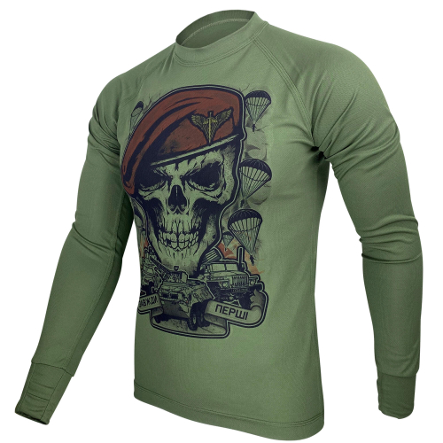 KRAMATAN TACTICAL DESIGN ЛОНГСЛІВ ДШВ МАРУН OLIVE