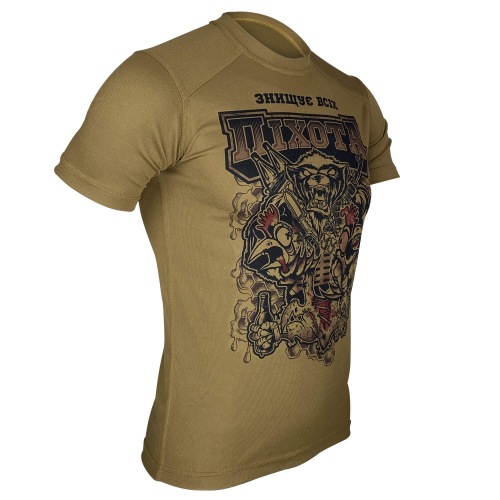 KRAMATAN TACTICAL DESIGN ФУТБОЛКА МЕДОЇД COOLMAX COYOTE