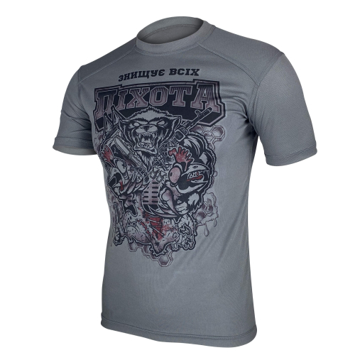 KRAMATAN TACTICAL DESIGN ФУТБОЛКА МЕДОЇД COOLMAX GREY