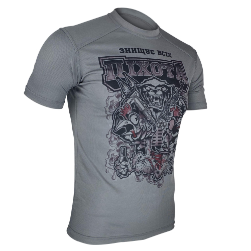 KRAMATAN TACTICAL DESIGN ФУТБОЛКА МЕДОЇД COOLMAX GREY