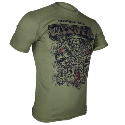 KRAMATAN TACTICAL DESIGN ФУТБОЛКА МЕДОЇД COOLMAX OLIVE