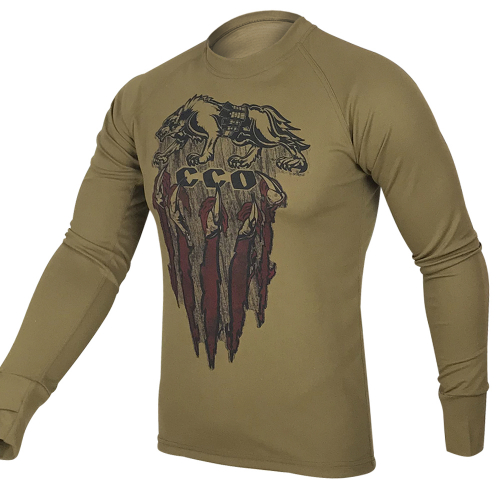 KRAMATAN TACTICAL DESIGN ЛОНГСЛІВ ССО ВОВКУЛАКА COOLMAX COYOTE