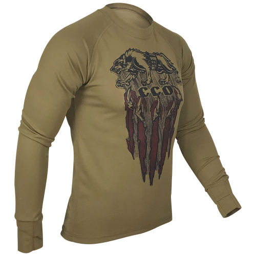 KRAMATAN TACTICAL DESIGN ЛОНГСЛІВ ССО ВОВКУЛАКА COOLMAX COYOTE