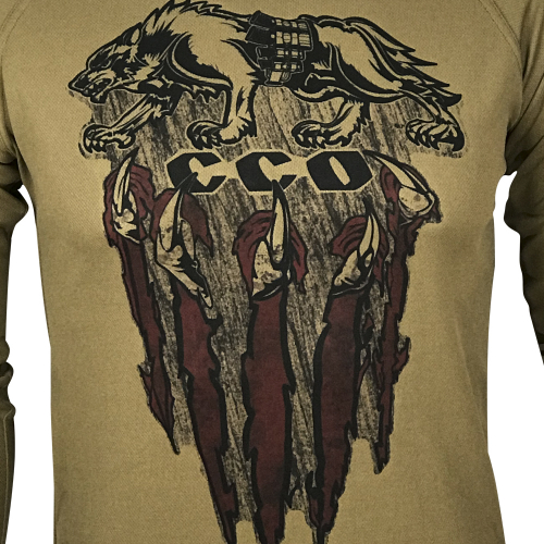 KRAMATAN TACTICAL DESIGN ЛОНГСЛІВ ССО ВОВКУЛАКА COOLMAX COYOTE