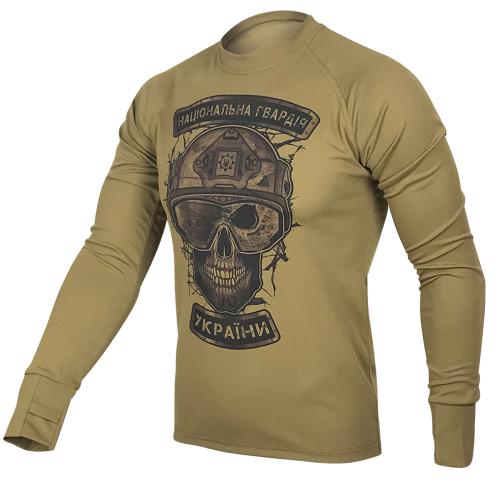 KRAMATAN TACTICAL DESIGN ЛОНГСЛІВ НГУ NATIONAL GUARD UKRAINE COOLMAX COYOTE