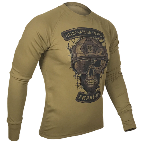 KRAMATAN TACTICAL DESIGN ЛОНГСЛІВ НГУ NATIONAL GUARD UKRAINE COOLMAX COYOTE