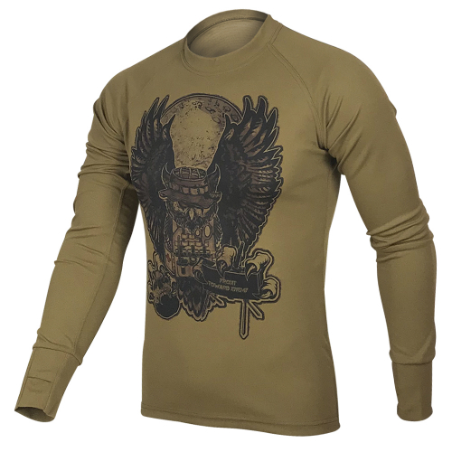 KRAMATAN TACTICAL DESIGN ЛОНГСЛИВ СОВА FRONT TOWARD ENEMY COOLMAX COYOTE