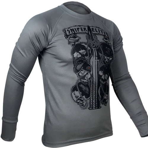 KRAMATAN TACTICAL DESIGN ЛОНГСЛІВ SNIPER ELITE COOLMAX GREY