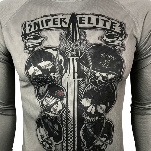 KRAMATAN TACTICAL DESIGN ЛОНГСЛІВ SNIPER ELITE COOLMAX GREY