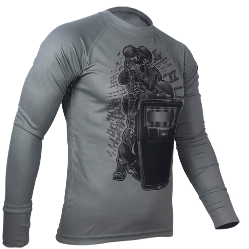 KRAMATAN TACTICAL DESIGN ЛОНГСЛІВ SPECIAL FORCES COOLMAX GREY