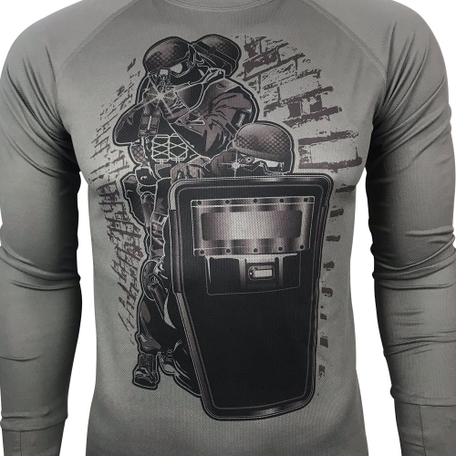 KRAMATAN TACTICAL DESIGN ЛОНГСЛІВ SPECIAL FORCES COOLMAX GREY