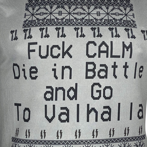 KRAMATAN TACTICAL DESIGN ЛОНГСЛІВ FUCK CALM COOLMAX GREY